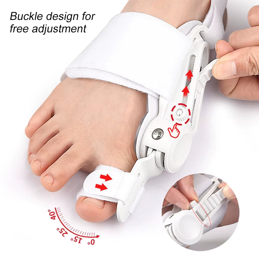 Orthopedic Bunion Splint and Big Toe Straightener for Hallux Valgus Correction - Foot Care Solution for Men and Women