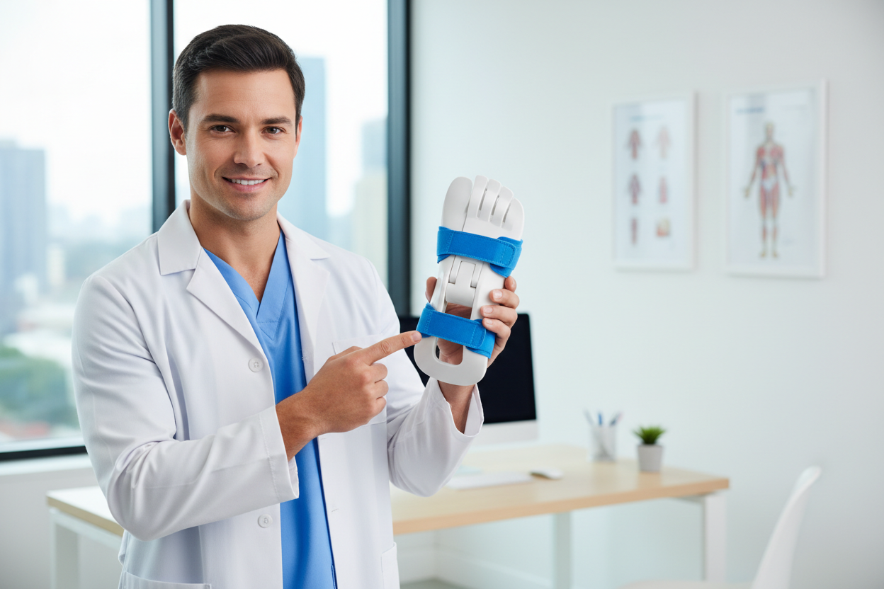 tu peut me genere un docteur un homme avec bunio corrector